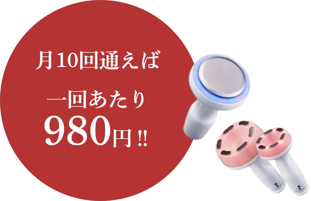 月10回通えば一回あたり980円‼